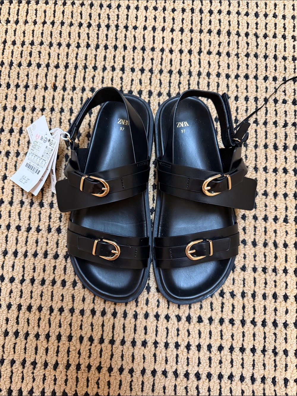 Zara Kids Sandals size 37 usa size 5 girls shoes